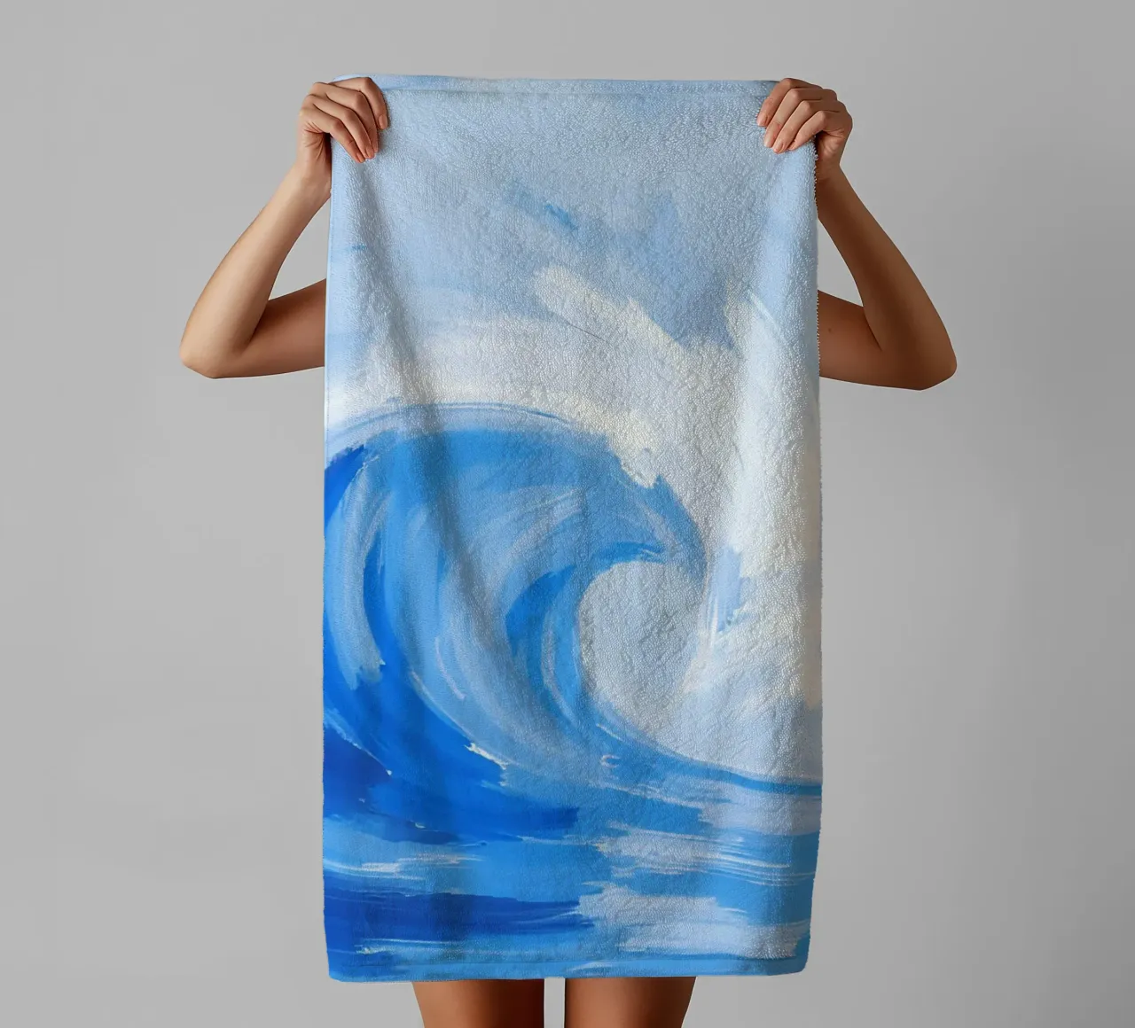 The wave towel by Ohkimiko