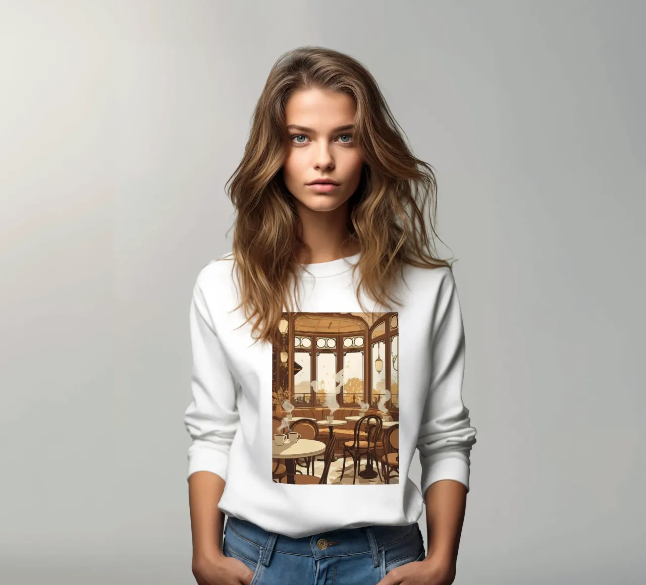 Cafe-Tisch Sweatshirt von cofa home