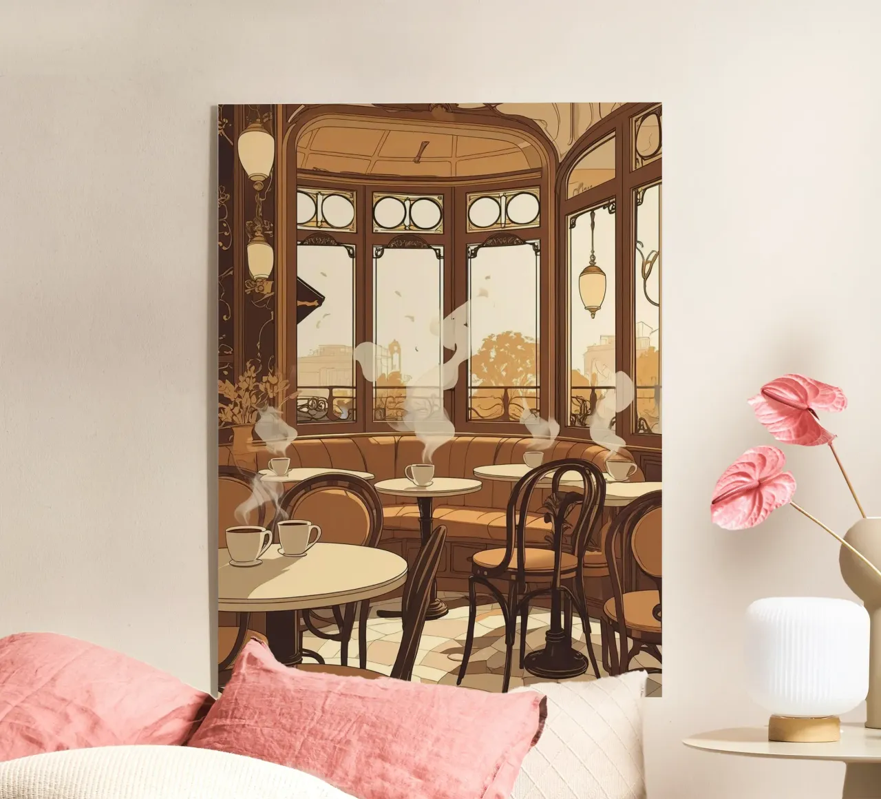 table de café plexiglas de cofa home