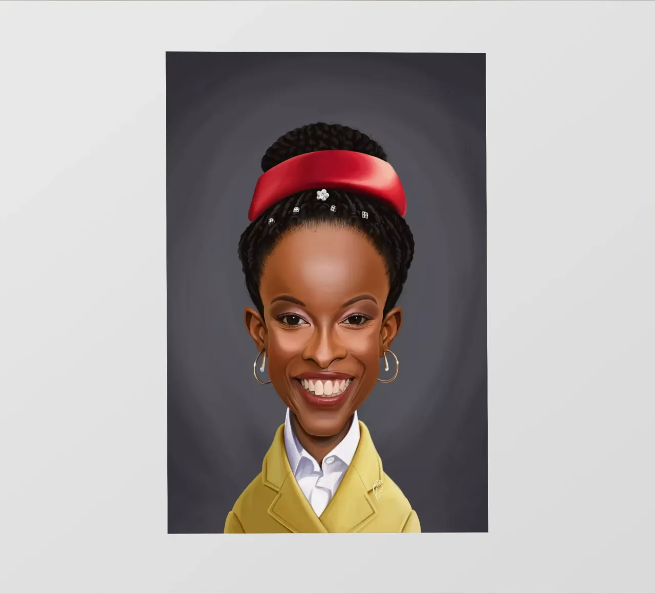 Amanda Gorman pellicola backlit da Rob Art | Illustration