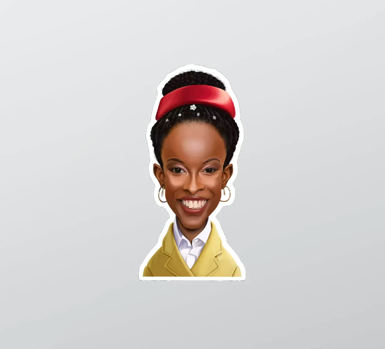 Amanda Gorman Sticker von Rob Art | Illustration