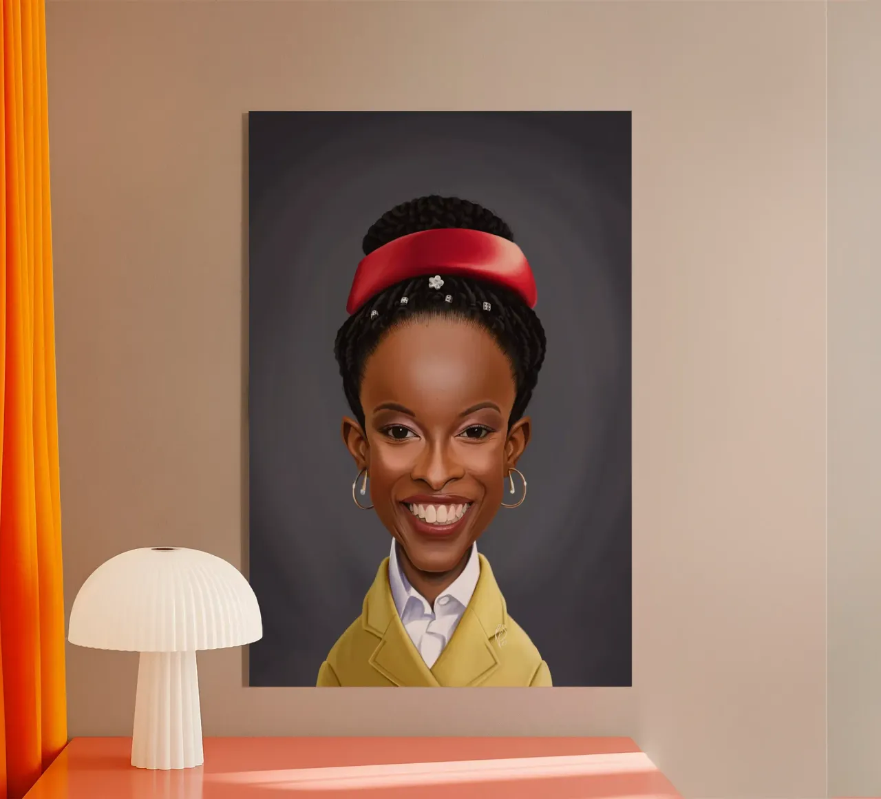 Amanda Gorman plexiglass da Rob Art | Illustration