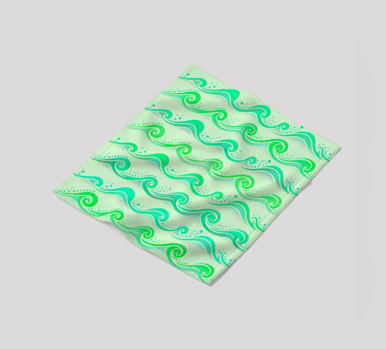 Onde verdi coperta in pile da SilverPegasus