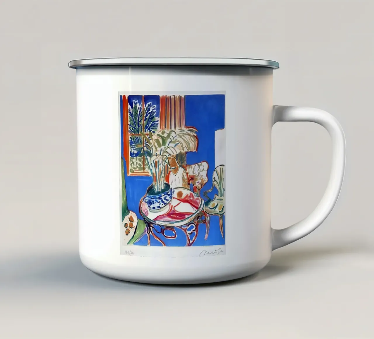 interni molto belli tazza in smalto da sazkia art