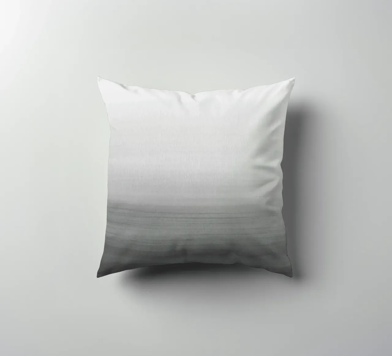 Gradiente acquerello grigio cuscino da NouveauPrints
