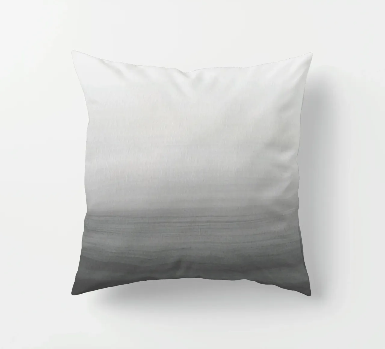 Gradiente acquerello grigio cuscino da NouveauPrints