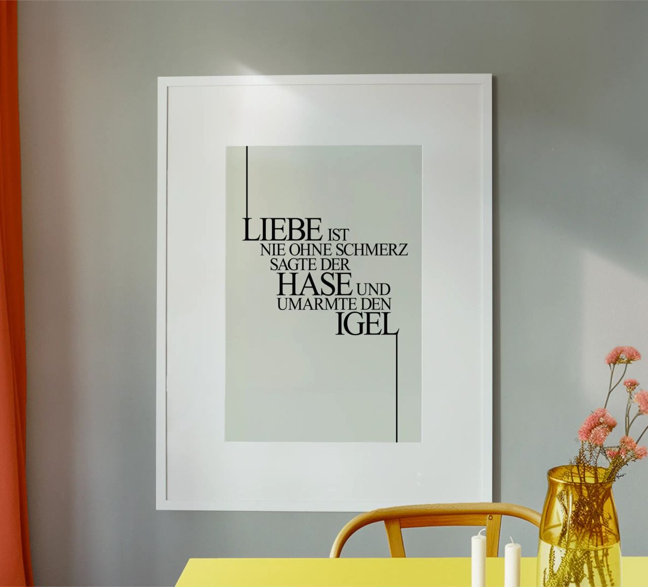 Hase Und Igel Poster von Kubistika