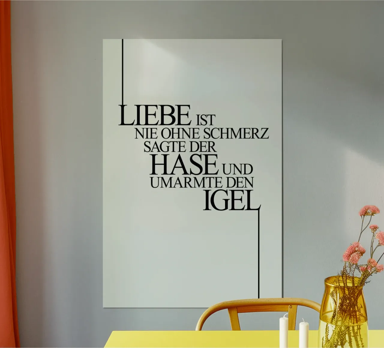 Hase Und Igel poster da Kubistika