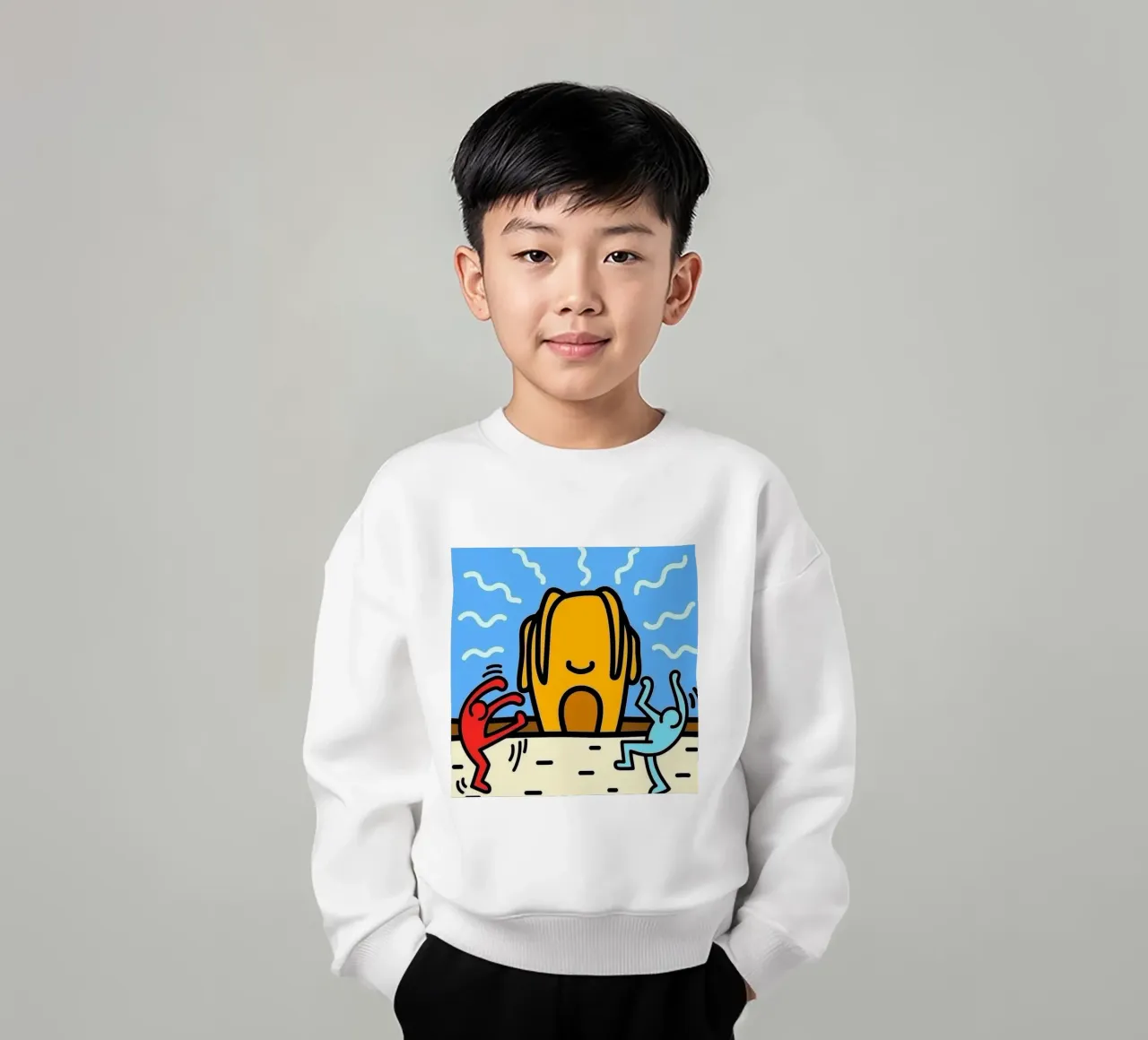 KH colabora con el rapero Legend sudadera para niño de SRI WEDARI GALLERY