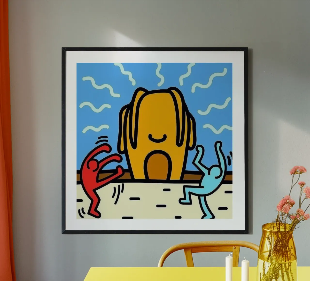 KH kollaboriert mit Rapper Legende Poster von SRI WEDARI GALLERY