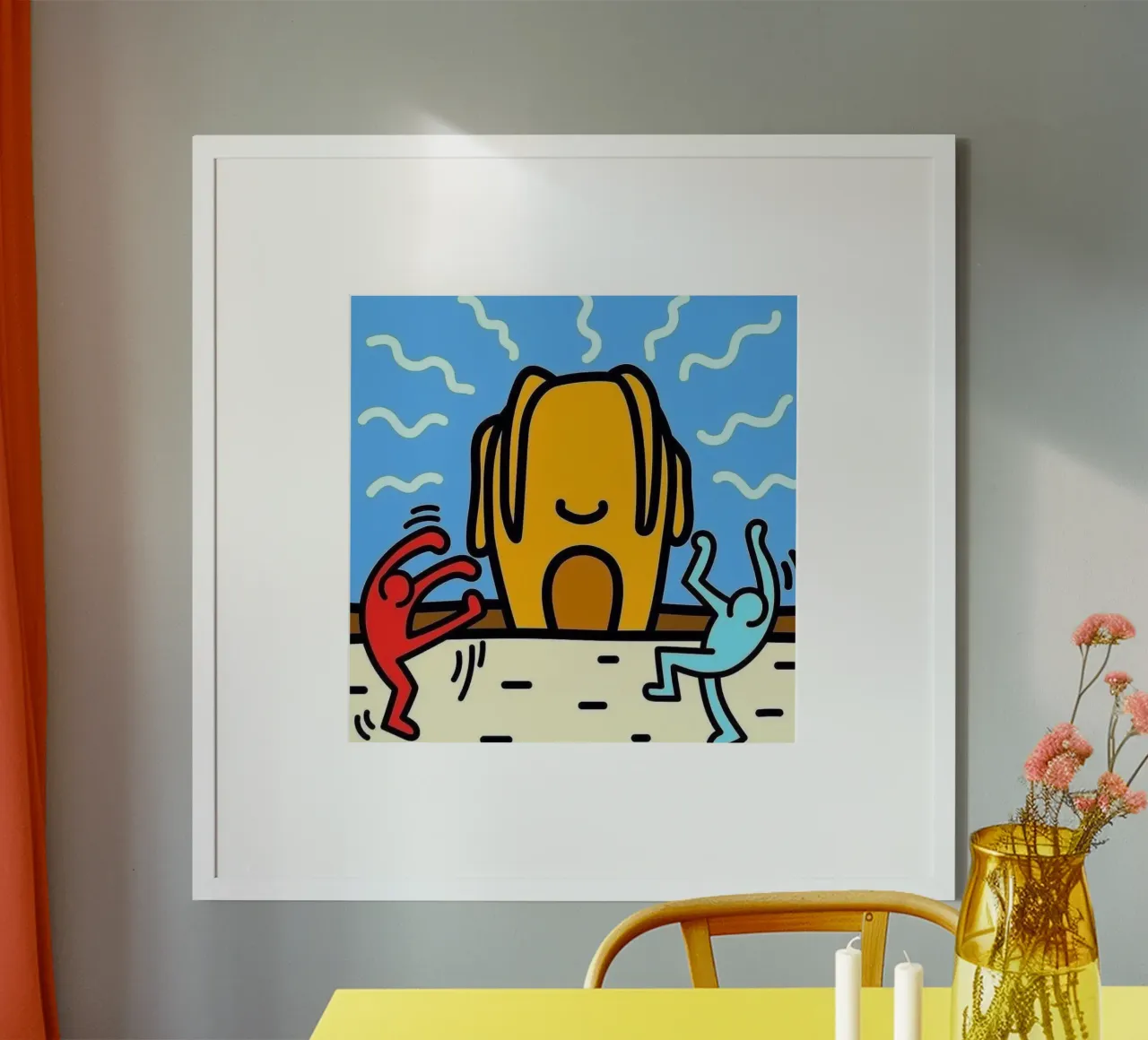 KH kollaboriert mit Rapper Legende Poster von SRI WEDARI GALLERY