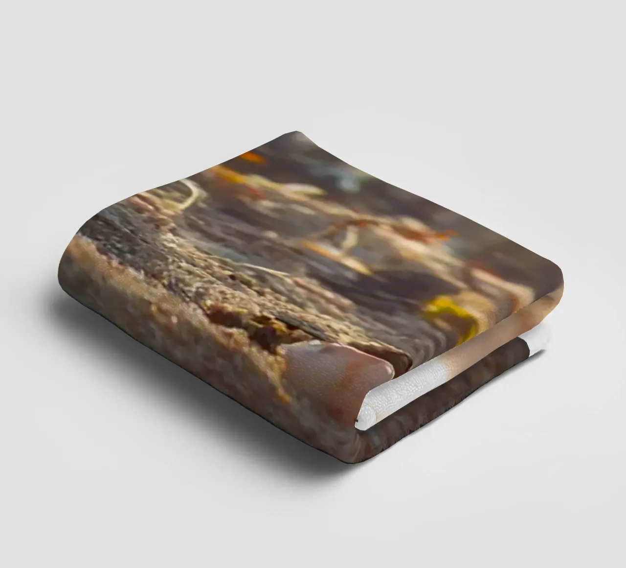 Feather with its shell towel by MiniClic