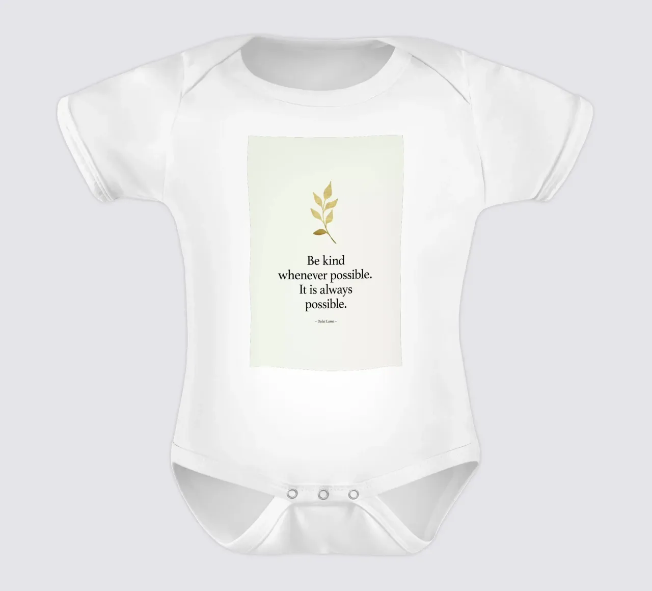 Always Be Kind body neonato maniche corte da Kubistika