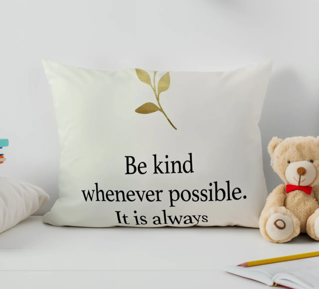 Always Be Kind cuscino da Kubistika