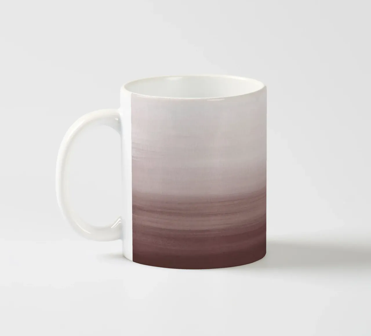 Gradiente acquerello borgogna tazza in ceramica da NouveauPrints