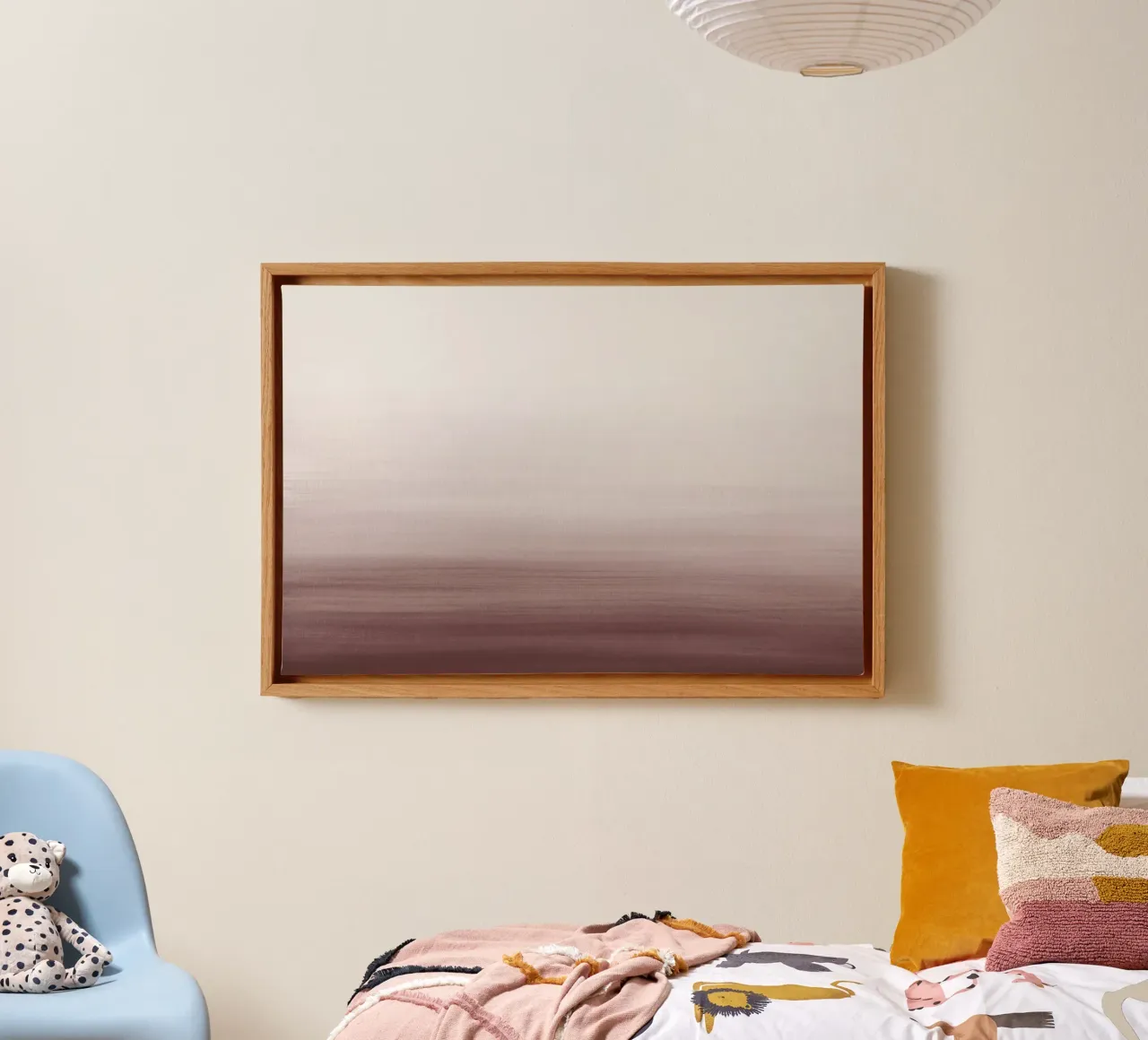 Gradiente acquerello borgogna tela da NouveauPrints