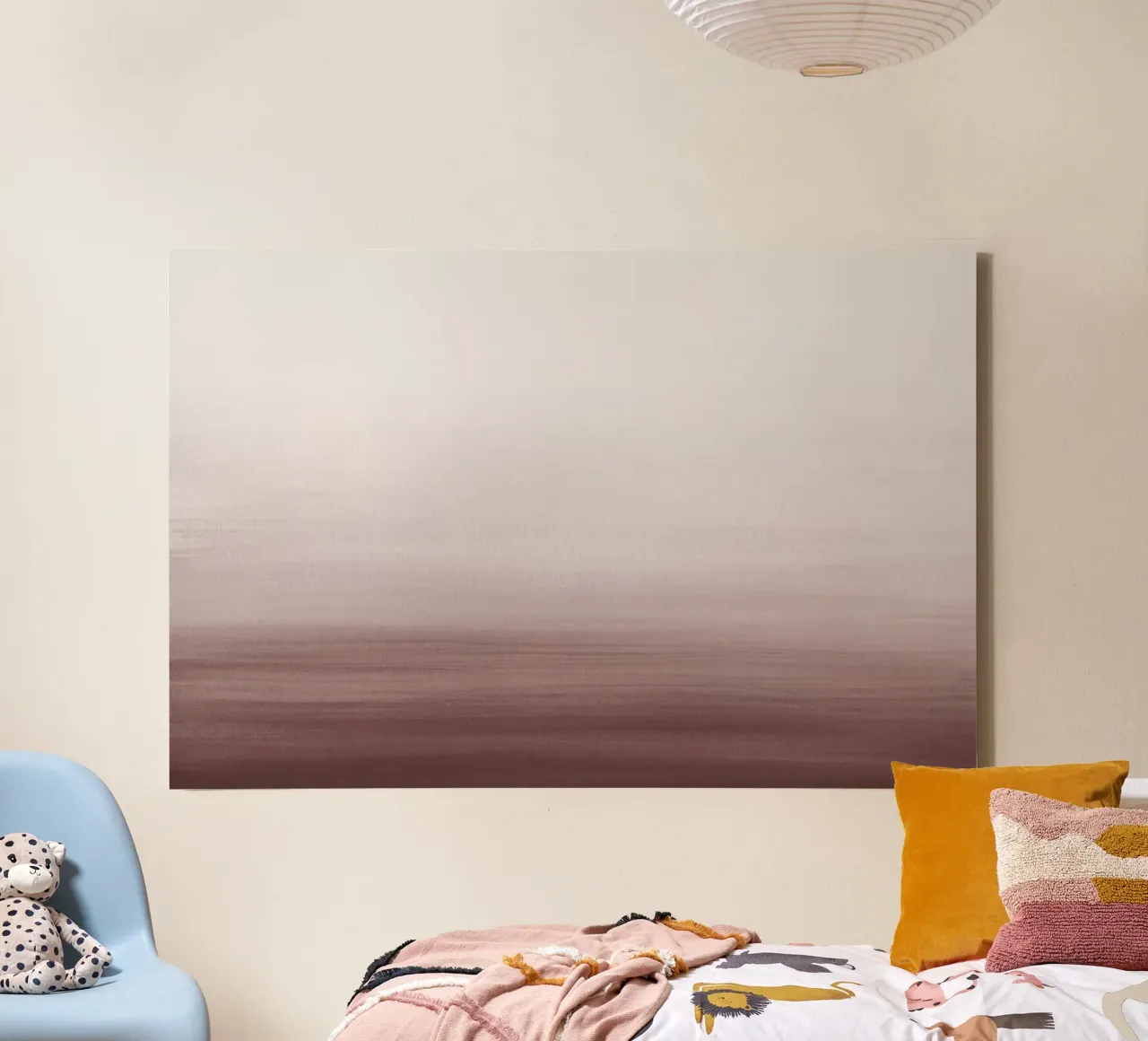 Gradiente acquerello borgogna tela da NouveauPrints