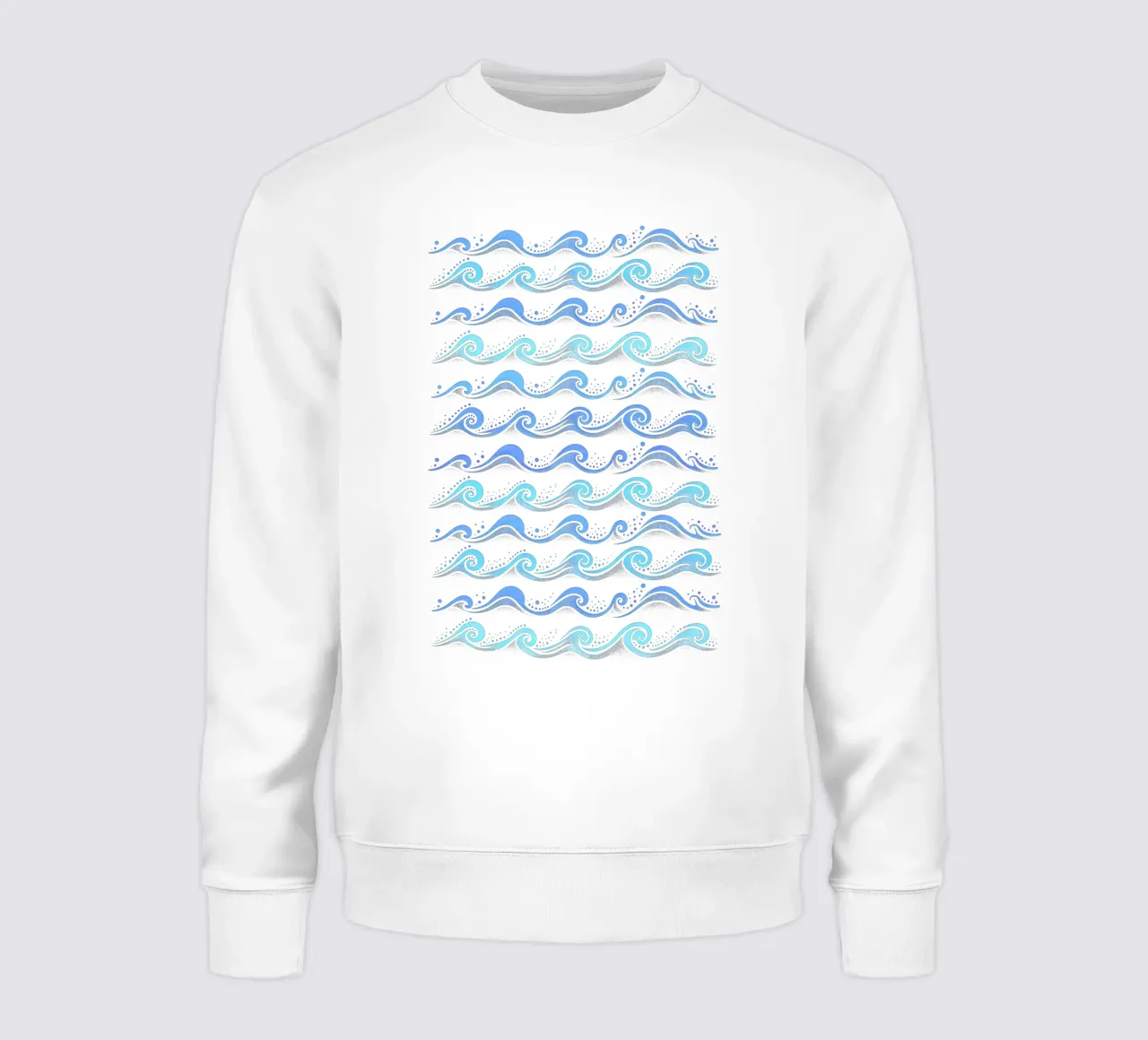 Onde Azzurro felpa da SilverPegasus