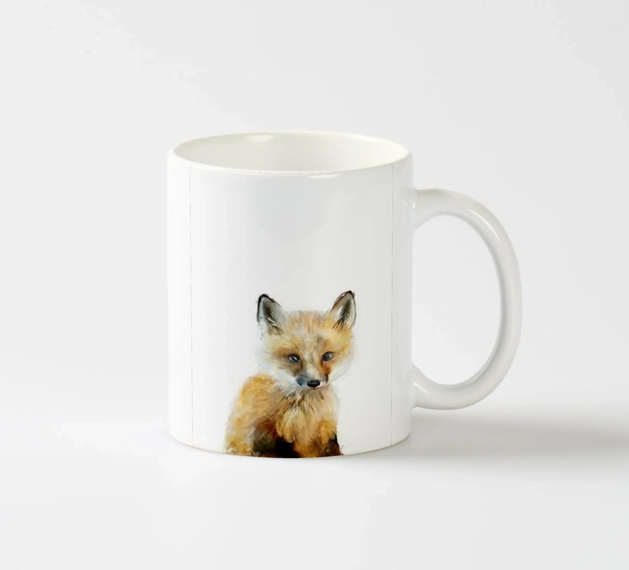 simpatica volpe tazza in ceramica da amnda shope