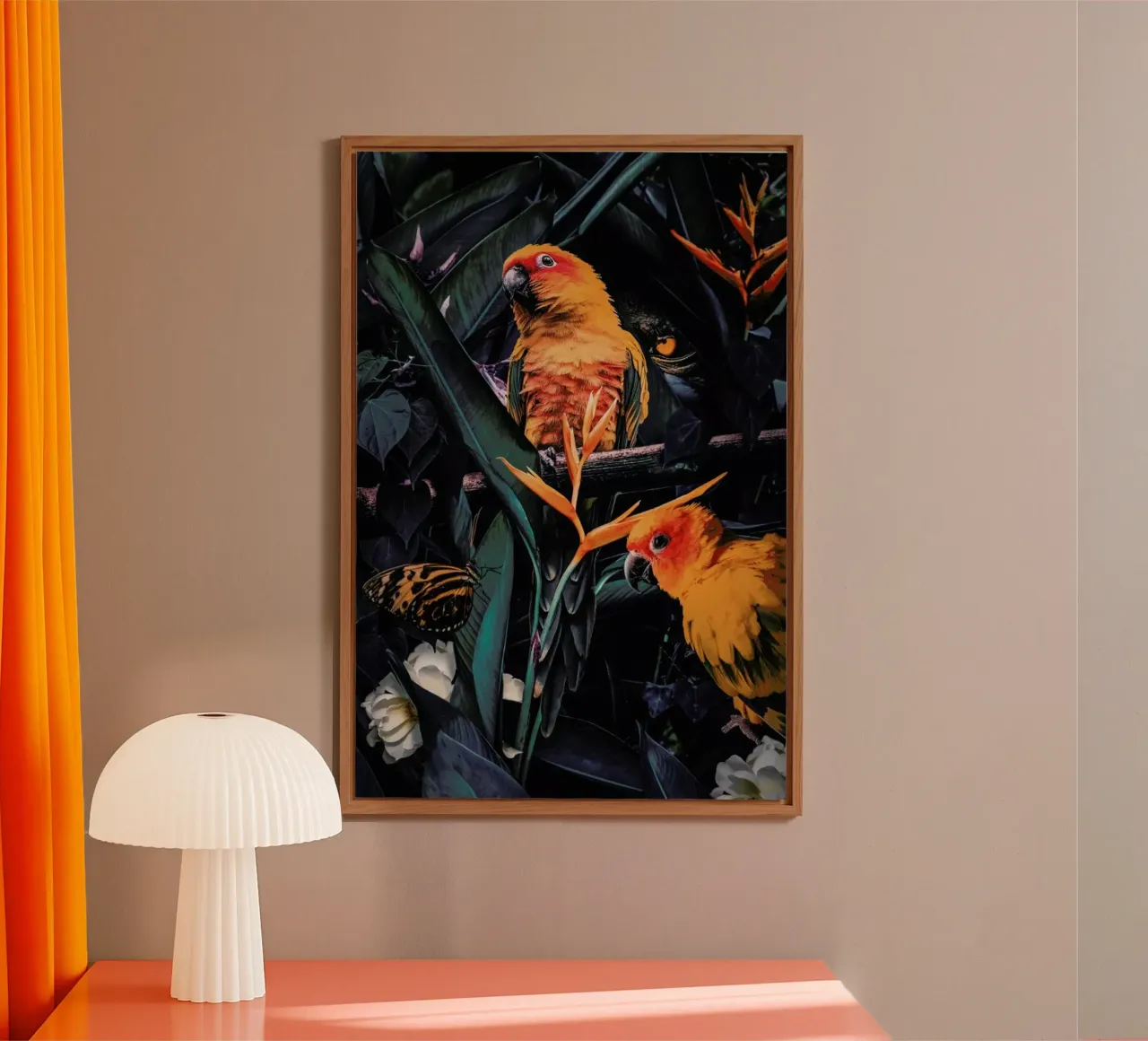 Jungle Scene 2 alluminio dibond da Wouter Rikken