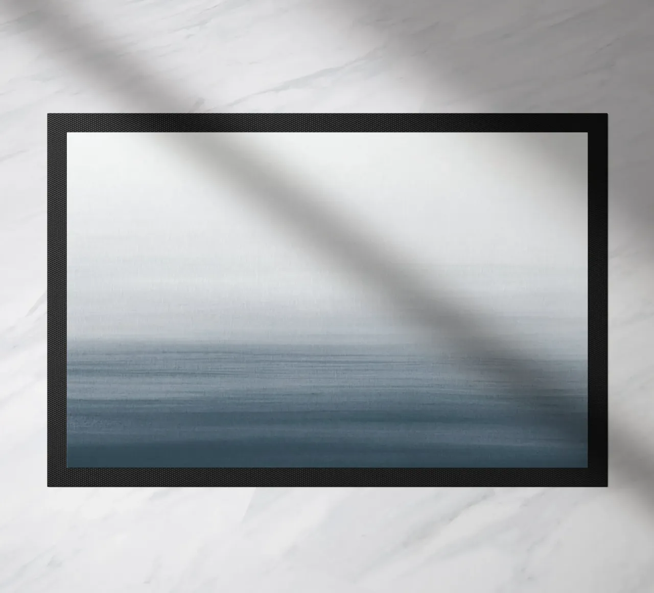 Gradiente acquerello blu scuro zerbino da NouveauPrints