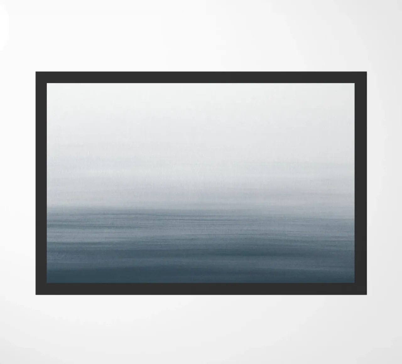 Gradiente acquerello blu scuro zerbino da NouveauPrints