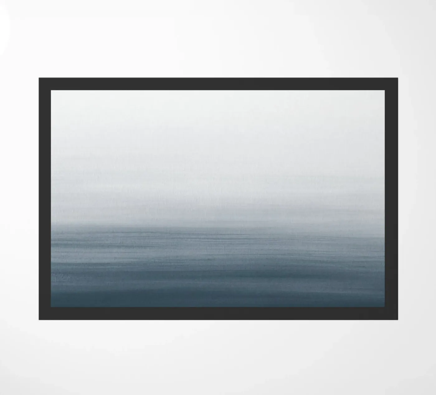 Gradiente acquerello blu scuro zerbino da NouveauPrints