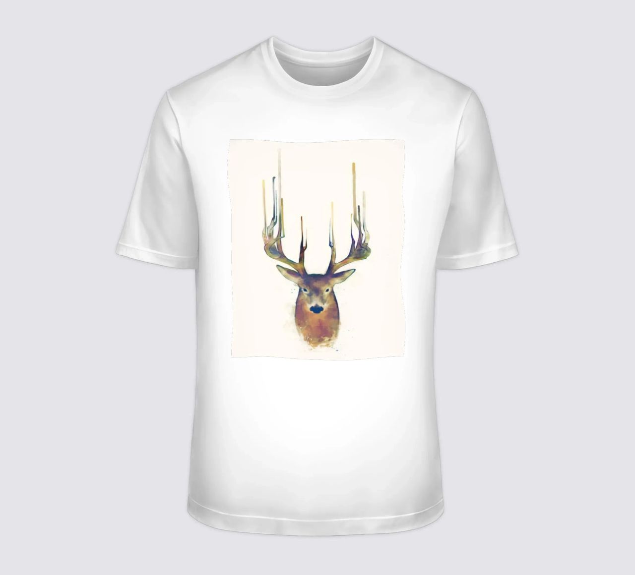 cervo con corna appuntite t-shirt da amnda shope