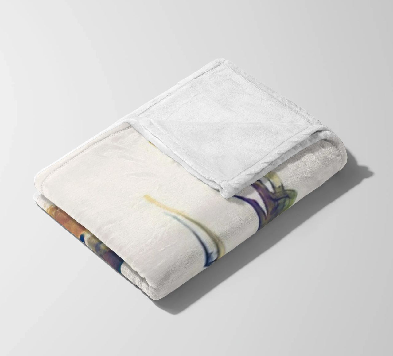 cervo con corna appuntite coperta in pile da amnda shope