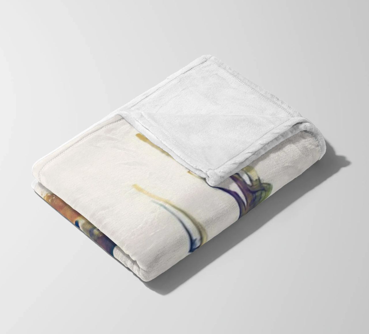 cervo con corna appuntite coperta in pile da amnda shope