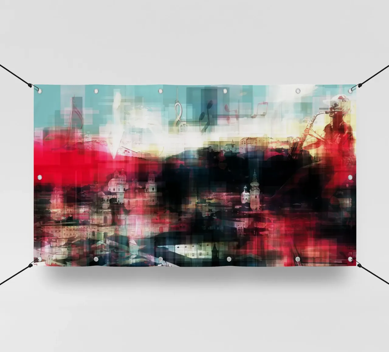 Benvenuti a Salisburgo telo in pvc da the-witcher