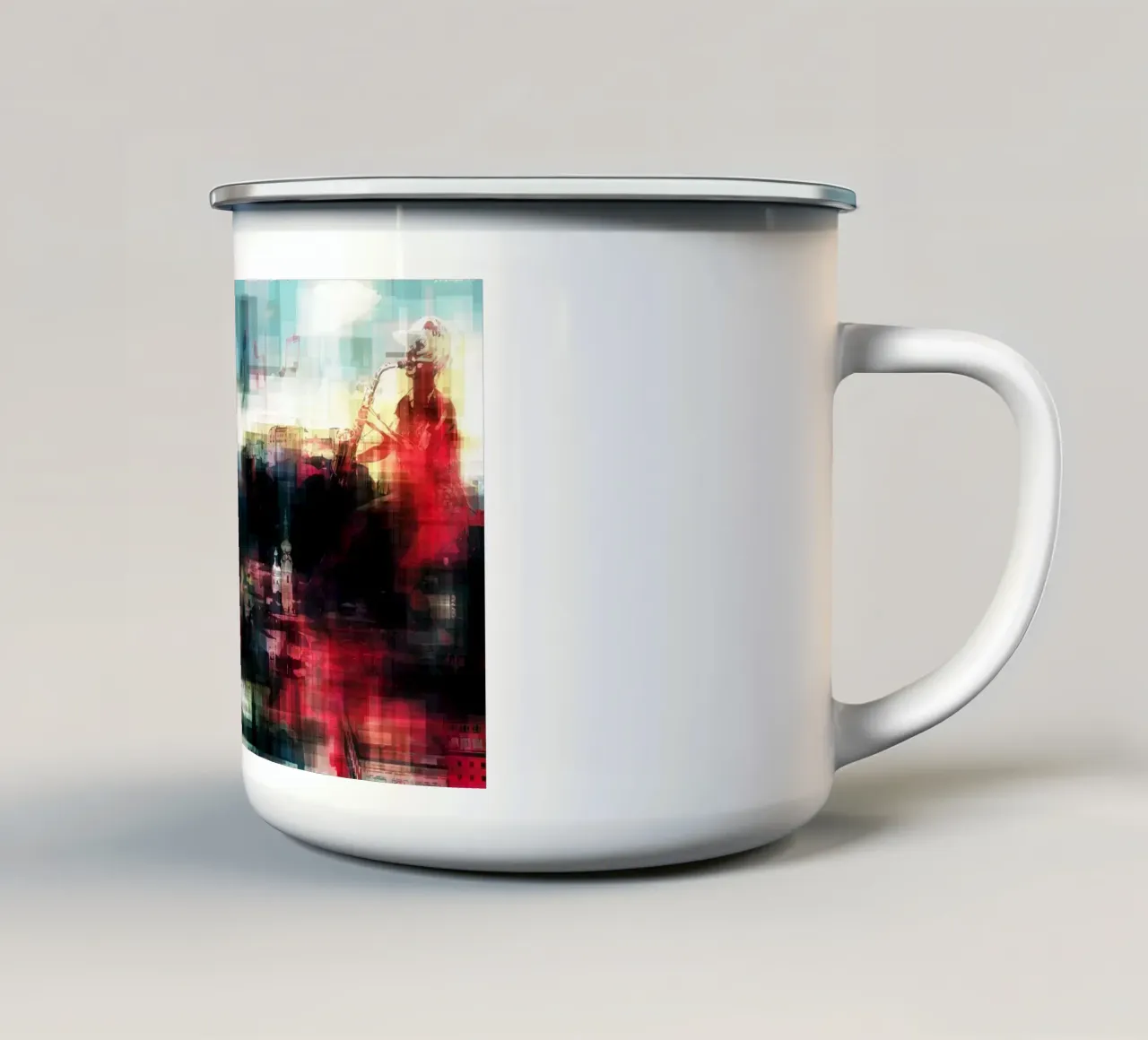 Benvenuti a Salisburgo tazza in smalto da the-witcher