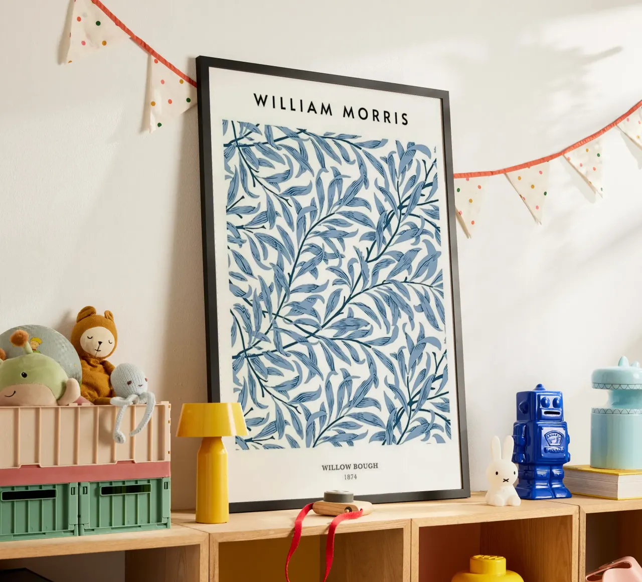 William Morris 2 poster con telaio in legno da Art In The Sky