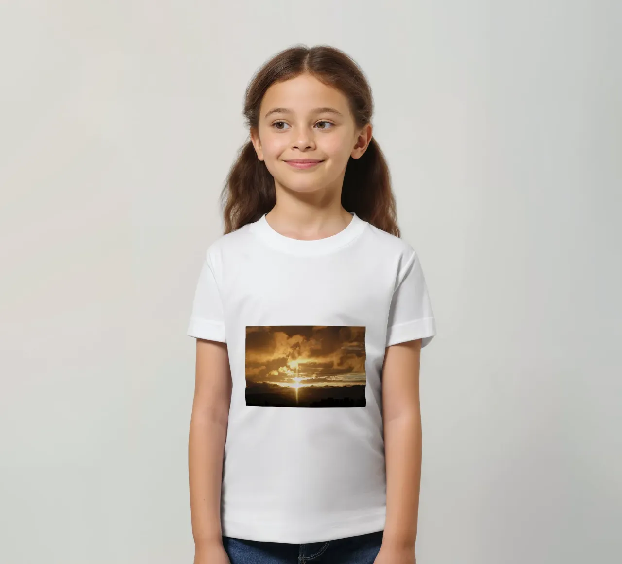 nuvole al tramonto t-shirt bambini da Earthly Visions