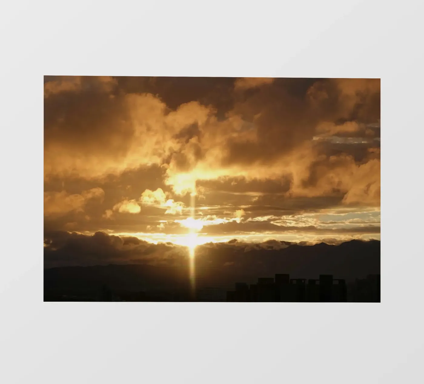 sunset clouds pellicola backlit da Earthly Visions