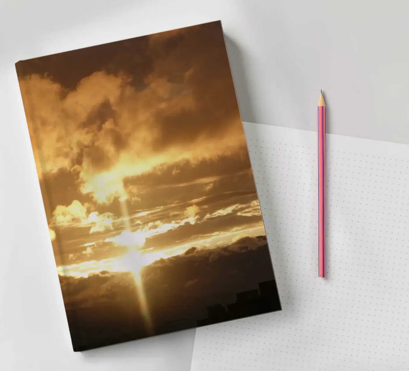 sunset clouds notebook by Earthly Visions
