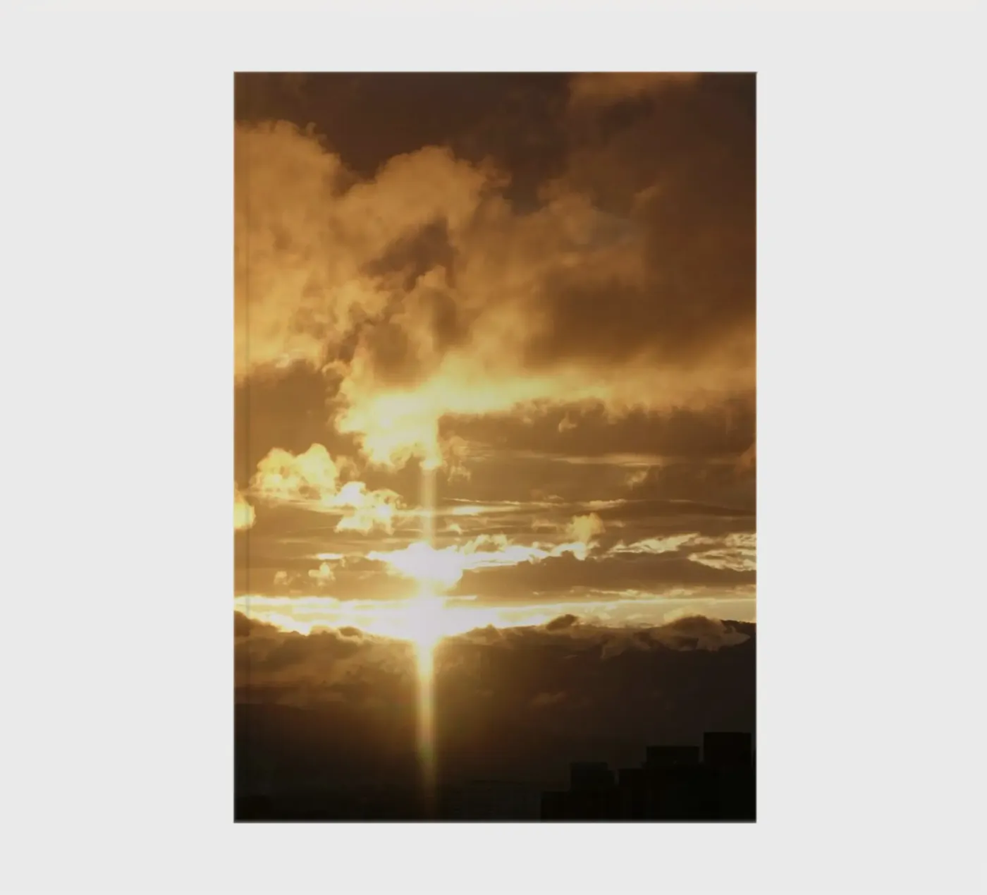 sunset clouds notebook by Earthly Visions