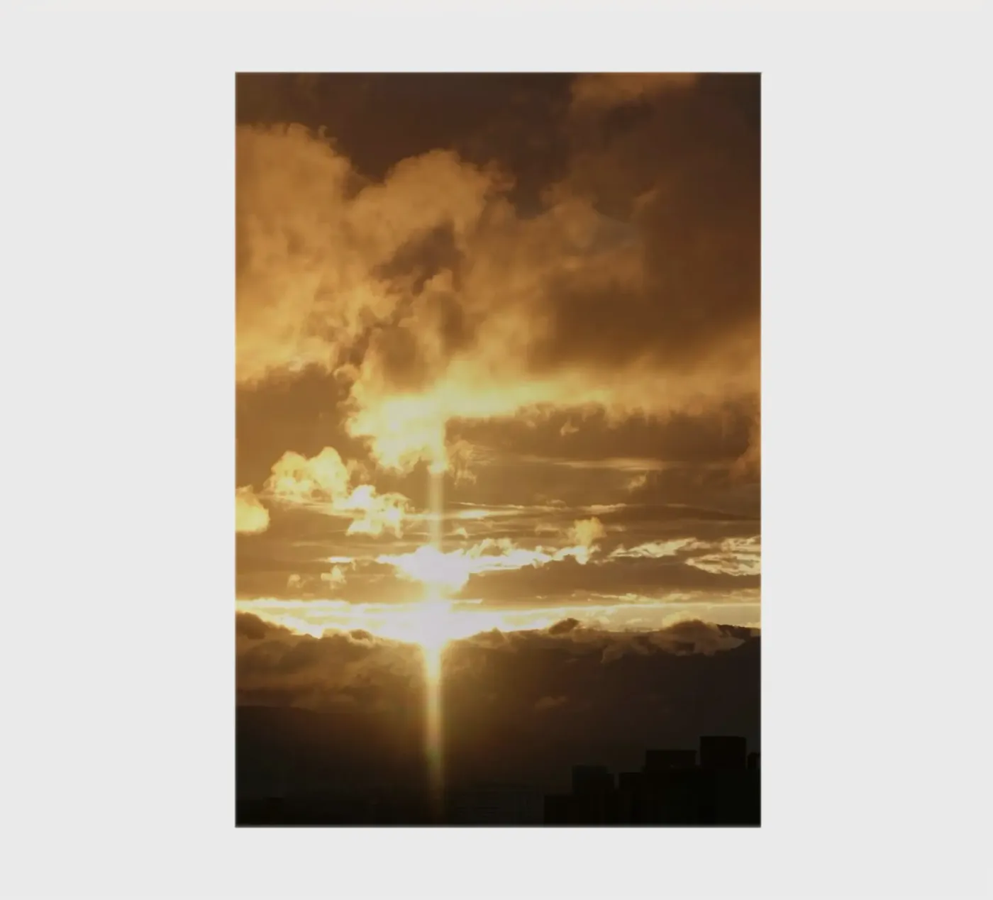 sunset clouds notebook by Earthly Visions