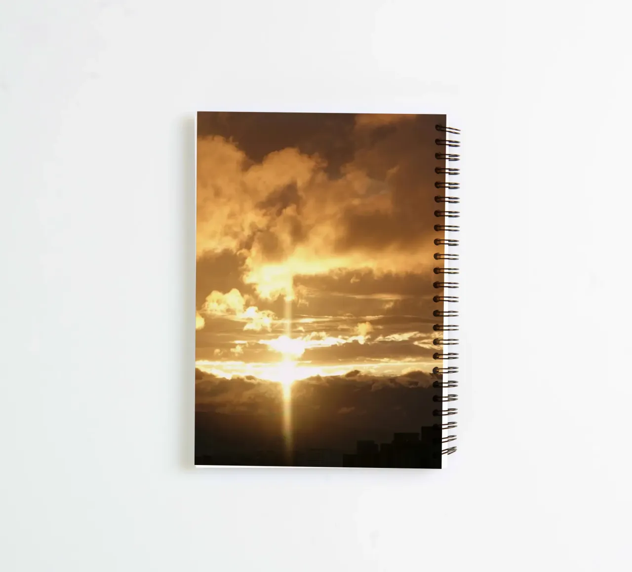 sunset clouds spiral notebook by Earthly Visions