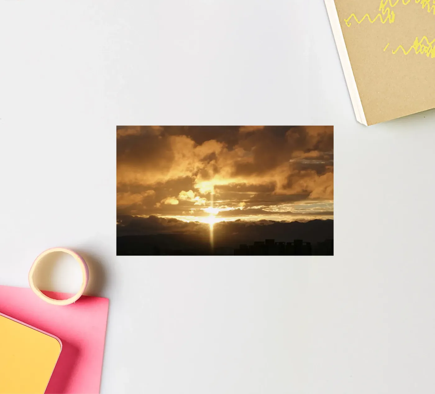 sunset clouds sticker by Earthly Visions