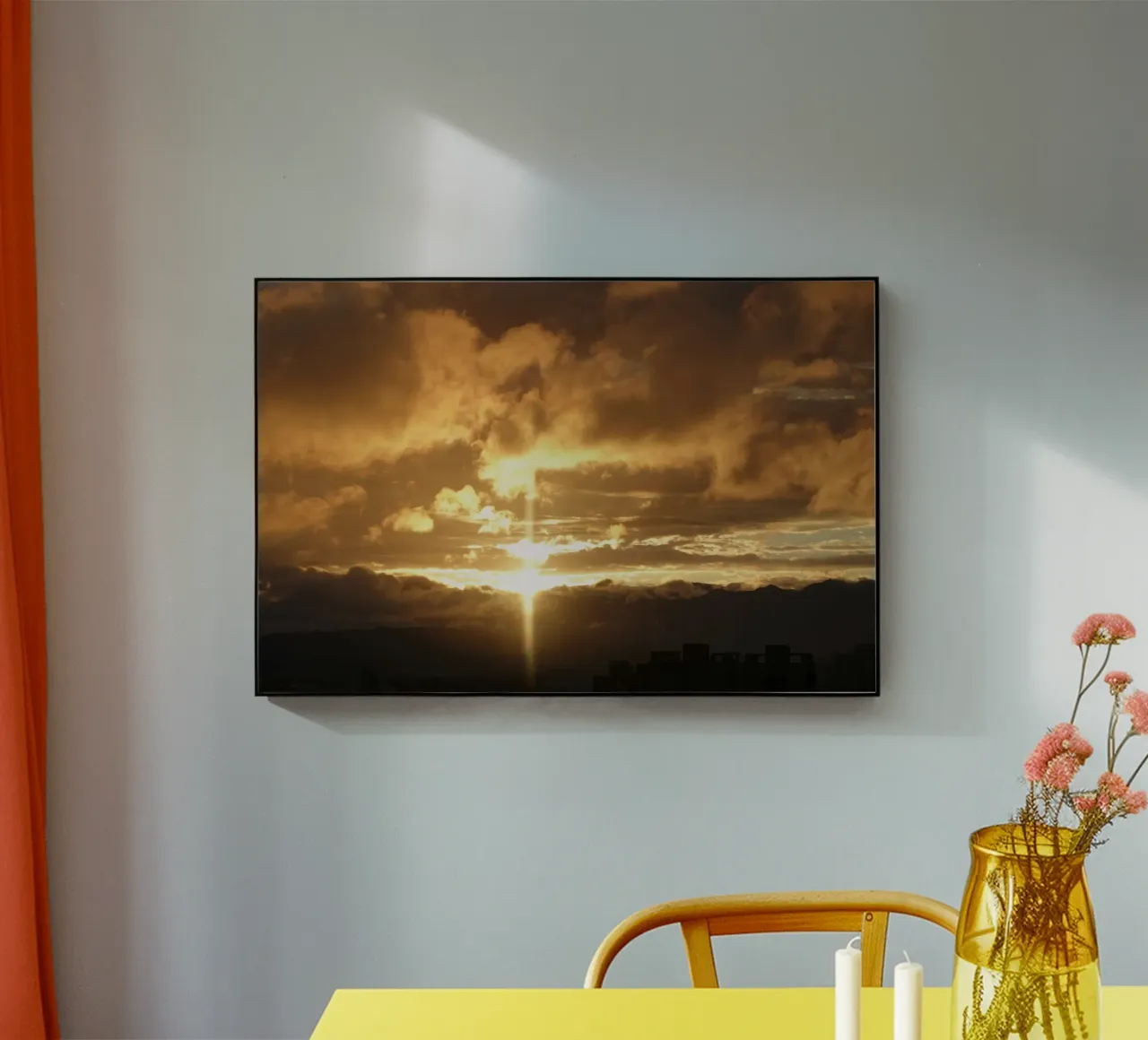 sunset clouds plexiglass da Earthly Visions