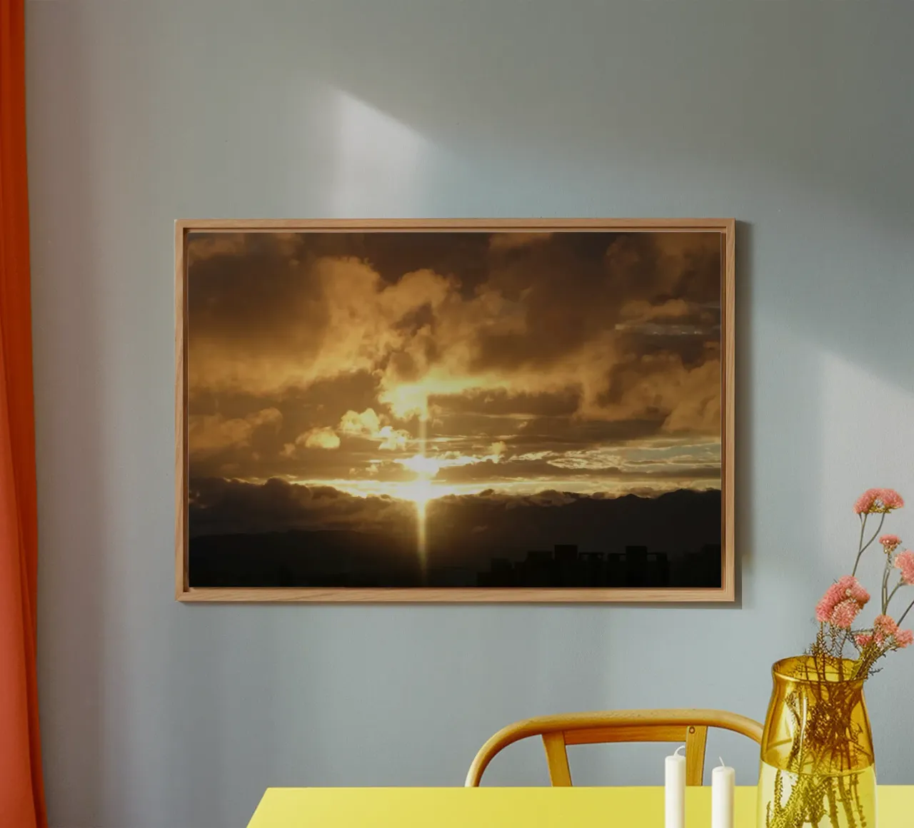 sunset clouds forex plate by Earthly Visions