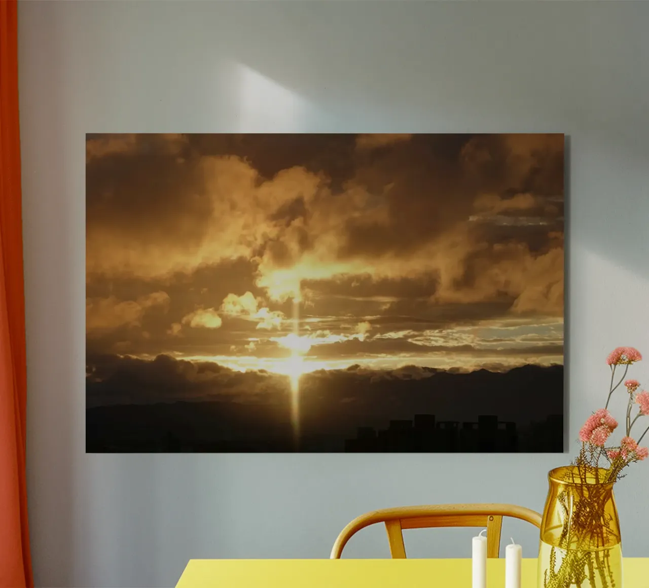 sunset clouds forex plate by Earthly Visions