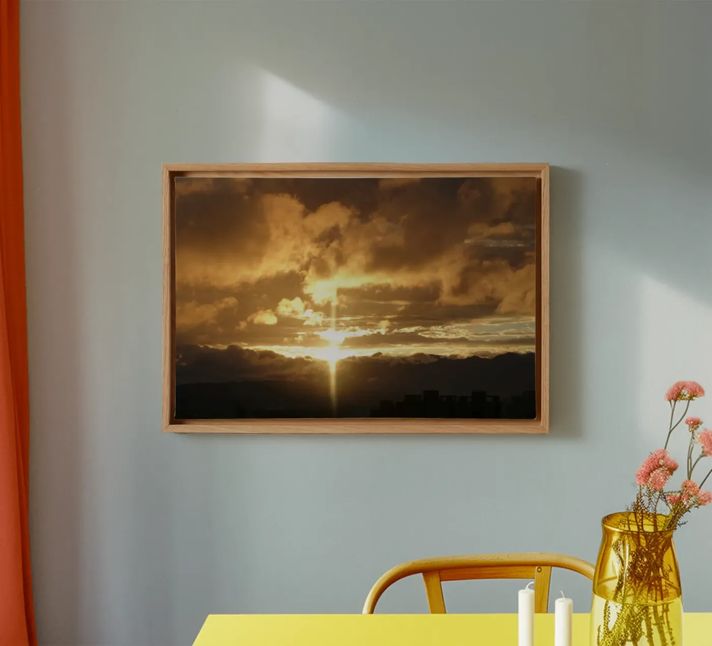 nuvole al tramonto tela da Earthly Visions