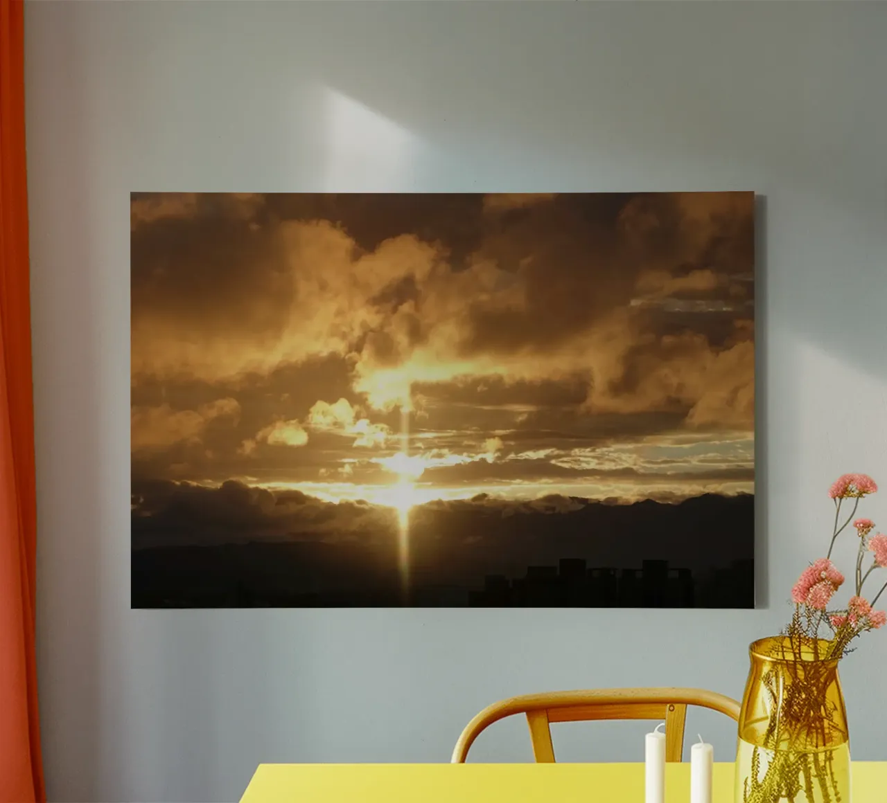 nuvole al tramonto tela da Earthly Visions