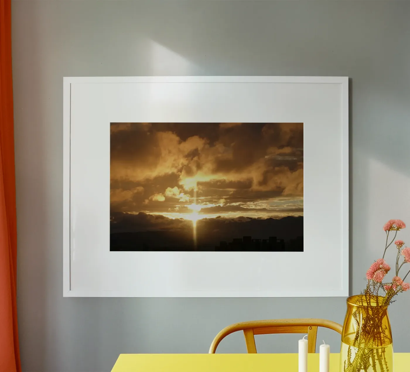 sunset clouds poster by Earthly Visions