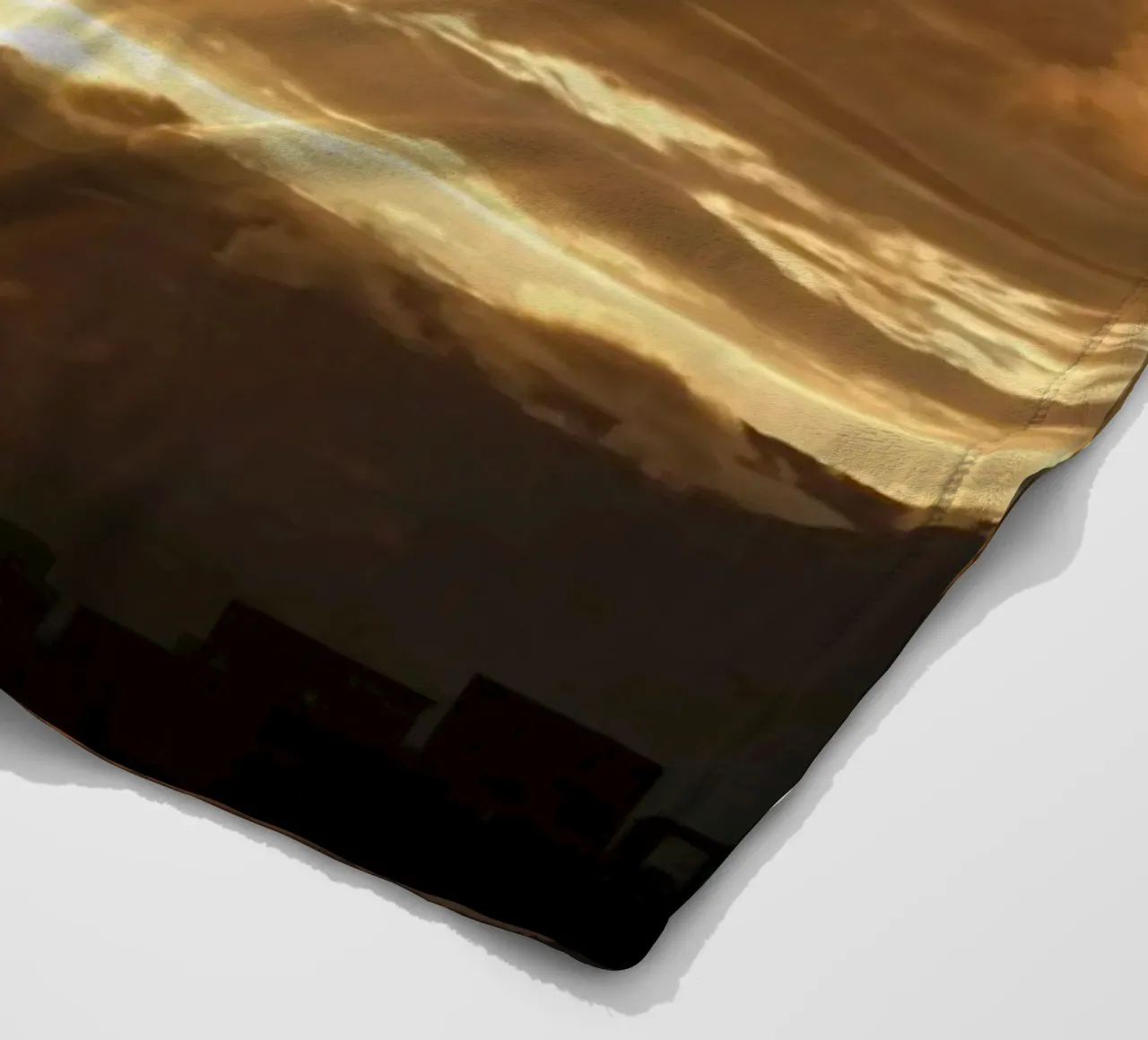 Sonnenuntergangswolken Fleecedecke von Earthly Visions