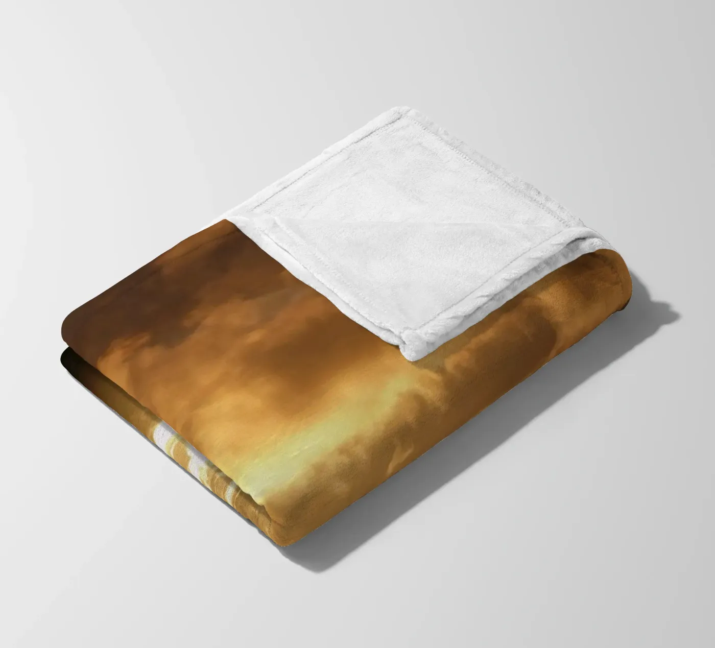 sunset clouds Fleecedecke von Earthly Visions