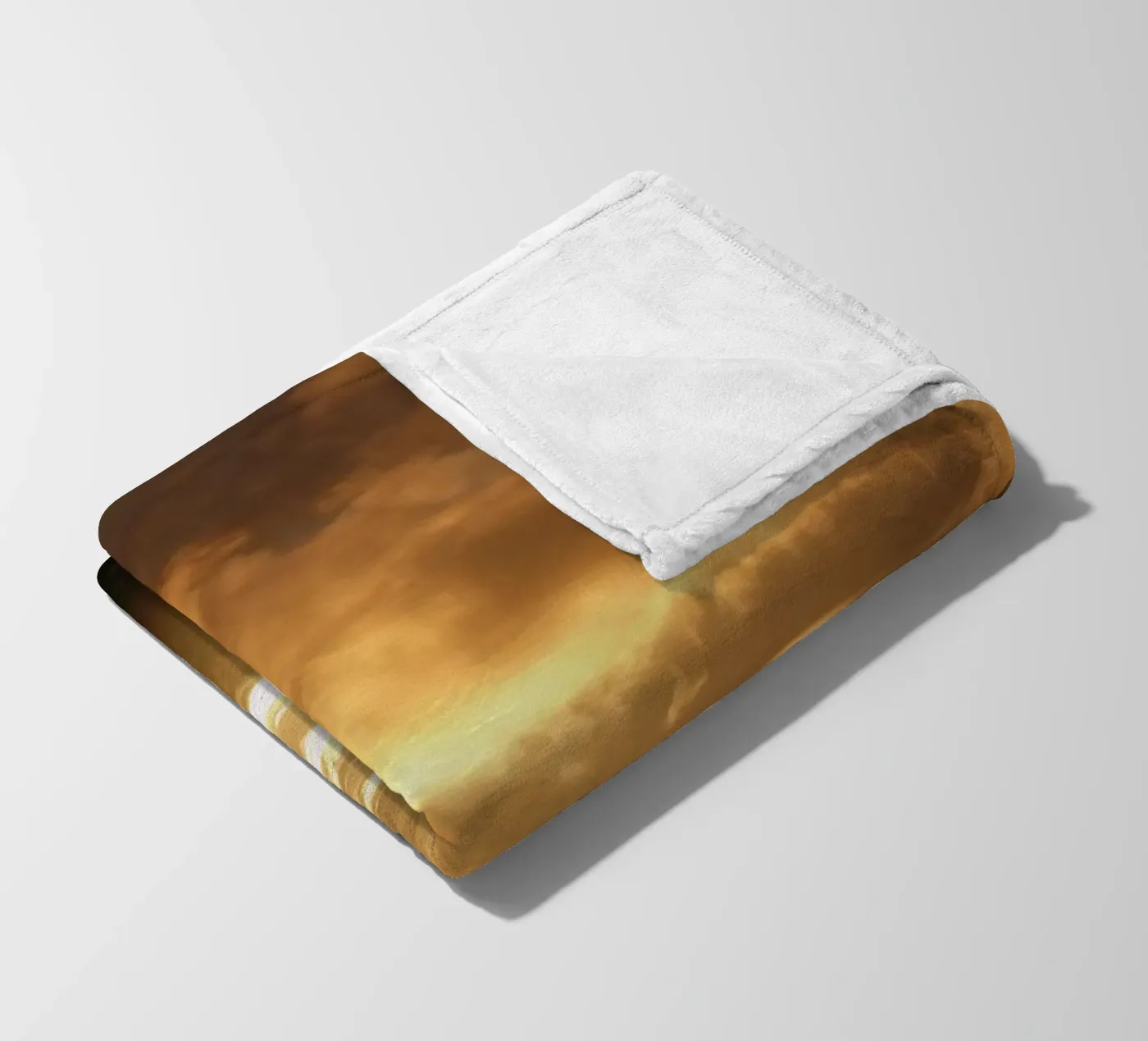 sunset clouds Fleecedecke von Earthly Visions