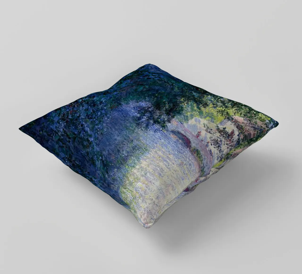 Monet Scenery Abstract decorative cushion by Günstiger Laden